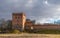 Medininkai Castle in Lithuania. It is a medieval castle in Vilnius district, Lithuania