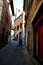 Medioeval street in tuscany, massa marittima italy