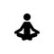 meditate, relax icon. Element of yoga icons. Premium quality graphic design icon. Signs and symbols collection icon for websites,