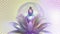 Meditating Buddha in Lotus, 3D illustration, Video, Animation, Visualizer