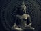 Meditating Buddha with tantric design. ai generative