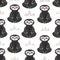 Meditating sloth seamless pattern