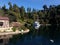 Meditation garden in Self Realization Fellowship Lake Shrine, Pacific Palisadea, California