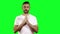 Meditation green screen