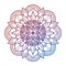 Meditation oriental mandala flower