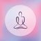 Meditation relaxation harmony colorful pink background