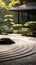 meditation rock garden zen buddhism