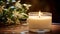 meditation spa candle