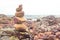 Meditation the stacked sort stones.