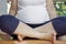 Meditative pregnancy yoga