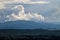 Mediterranean autumn evening view of mountains and sea 3