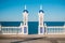 Mediterranean Balcony, famous lookout point in Benidorm. Traditional architecture