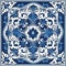 Mediterranean blue tile patterns, Portuguese tile patterns, ceramic tile pattern for kitchen, bathroom,