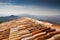 Mediterranean brick roof, Italy