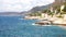 Mediterranean coast in Cap d\'Ail, French Riviera
