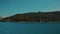 Mediterranean Cruise Ship Approaching a Volcanic Island