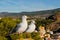 Mediterranean gull on the wall of Gibralfaro castle, Malaga, Spain