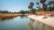 Mediterranean-inspired River In Florida\\\'s Dune Grassland