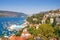 Mediterranean landscape. Montenegro, Bay of Kotor. Beautiful summer view of coastal town of Herceg Novi