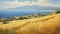 Mediterranean Landscape: Wheat Fields And Coastal Views