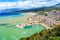 Mediterranean marina on coast of Sicily