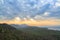 Mediterranean mountains during sunset