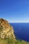 Mediterranean sea bay near Cassis, Provence view from high rock