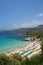 Mediterranean sea beach in Greece