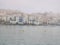 Mediterranean sea with Cadaqués Beach and town