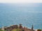 Mediterranean sea and Sant Pol de Mar