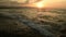 Mediterranean sea sunset evening beautiful waves 3