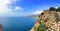 Mediterranean sea - view from fortress Alanya