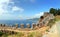 Mediterranean sea - view from fortress Alanya