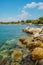 The Mediterranean sea at Vouliagmeni beach, Greece