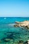 Mediterranean seashore of Cyprus island