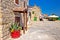 Mediterranean stone village on Krapanj island view