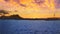 Mediterranean sunset on sea Denia Alicante of spain