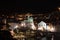 Mediterranean town Hvar at night