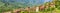 Mediterranean village landscape panorama of Fornalutx, Majorca Spain