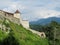 Medival castle in Romania, fortificated church wall