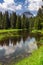 Medjed Peak and Black Lake in a Durmitor Park, Montenegro