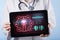 Medtech medical technology information integration internet big data concept on virtual screen