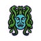 Medusa Greek God Mascot