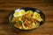 Mee Rebus Egg Noodle Dish