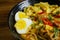 Mee Rebus Egg Noodle Dish