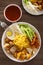 Mee Rojak is Malaysia Indian food of noodle with peanut sauce