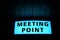 \'Meeing Point\' Signboard