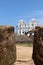 The Meera Mosqe within the Galle Fort, seen from between of two