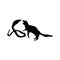 Meerkat black silhouette