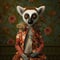 meerkat in floral whimsical blooming flowers floral flora, commercial, editorial advertisement